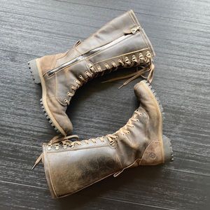 Timberland combat boots